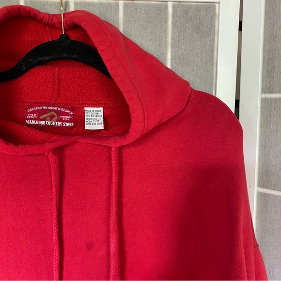 Vintage Marlboro Red Hoodie - Picture 3 of 9